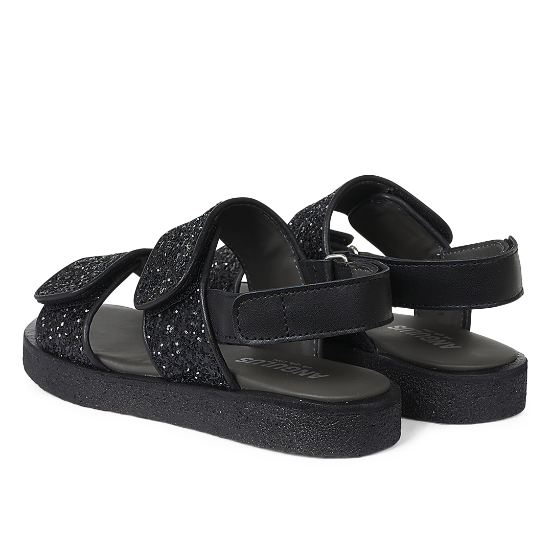 Funklende glittersandal