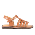Sandal med åben tå og spændelukning