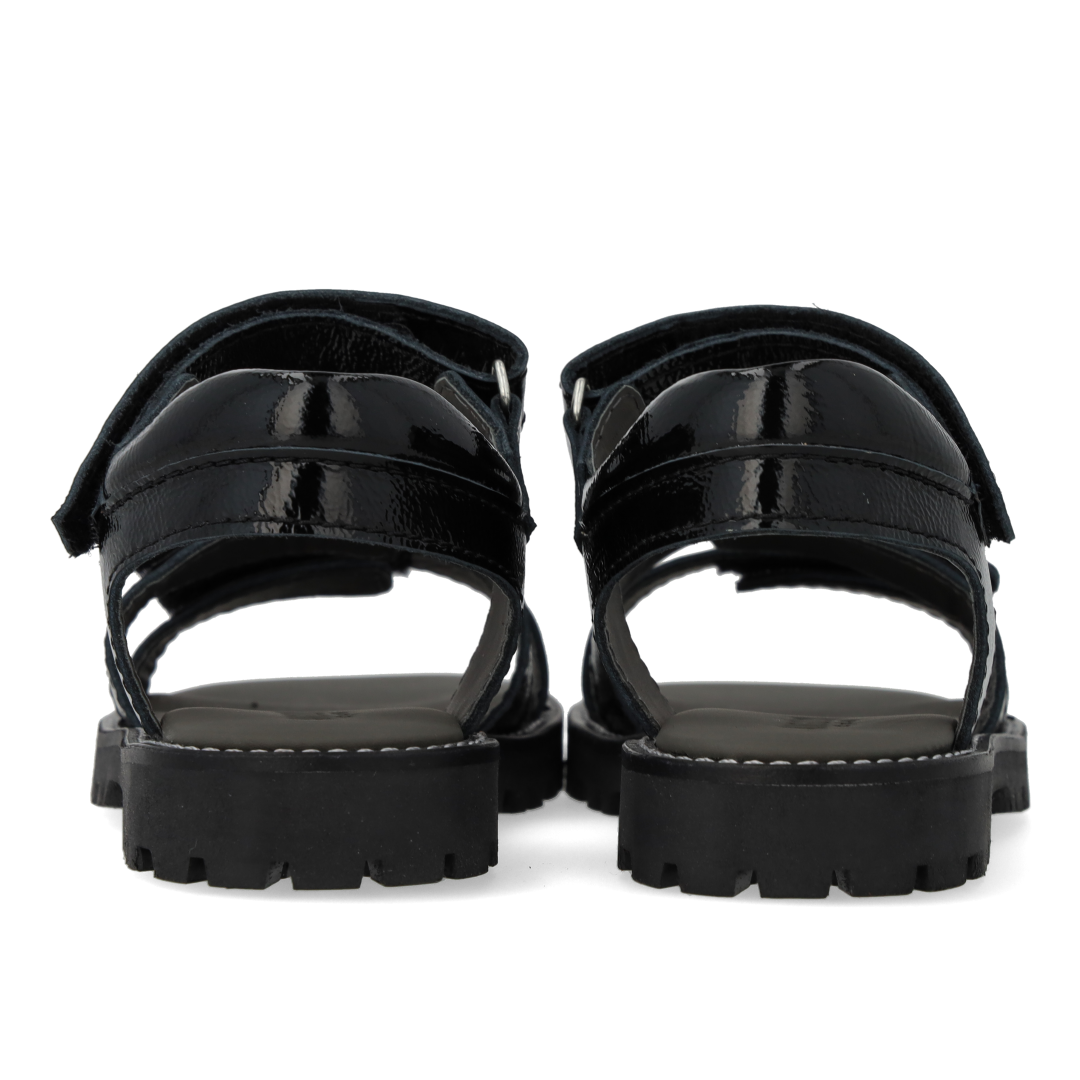 Sandal med tredobbelt velcro
