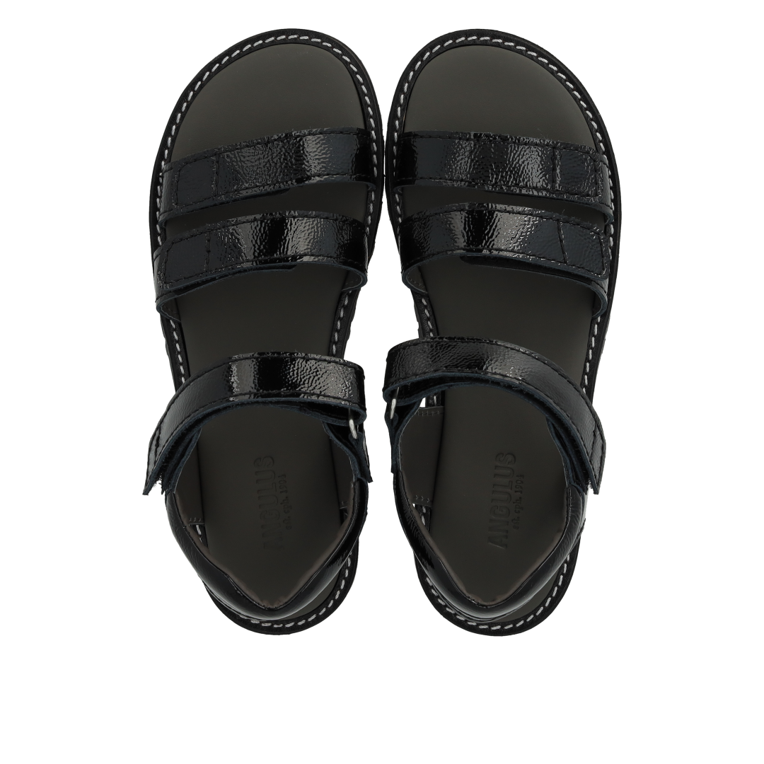 Sandal med tredobbelt velcro