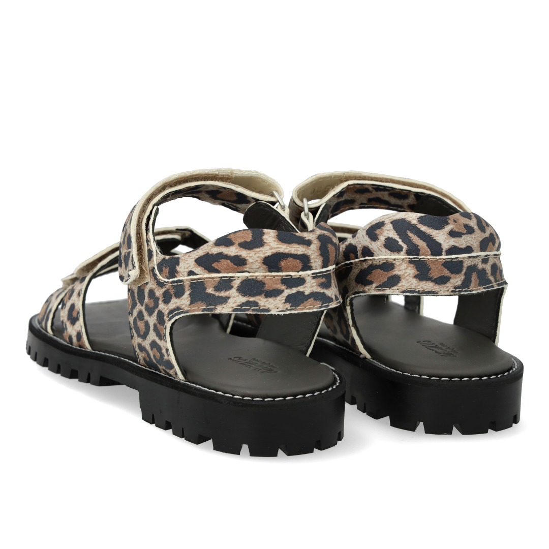 Sandal med tredobbelt velcro