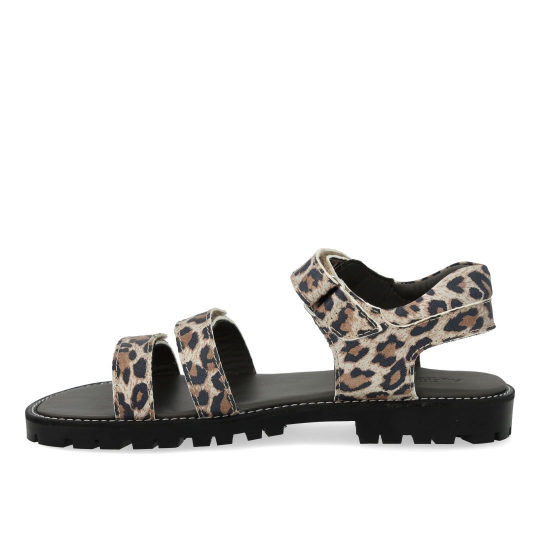 Sandal med tredobbelt velcro