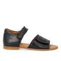 Sandal med perforering og dobbelt velcro