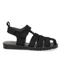 Sandal med lukket tå og dobbelt velcro