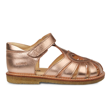 Hjertesandal med velcrolukning