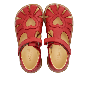 Hjertesandal med velcrolukning