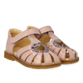 Hjertesandal med glitter hjerte
