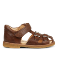Sandal med justerbar velcro og spænder