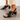 Sandal med blokhæl