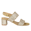 Remsandal i funklende glitter