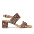 Remsandal i funklende glitter