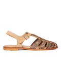 Klassisk Fisherman’s sandal med funklende glitter