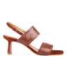 Angulus Håndflettet sandal med hæl