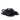 Angulus Sandal med funklende sort glitter