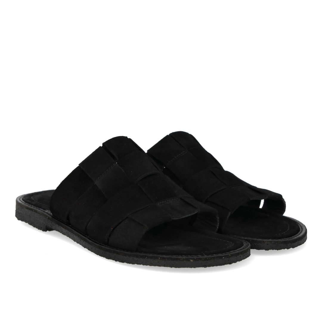 Flettet slip-on sandal