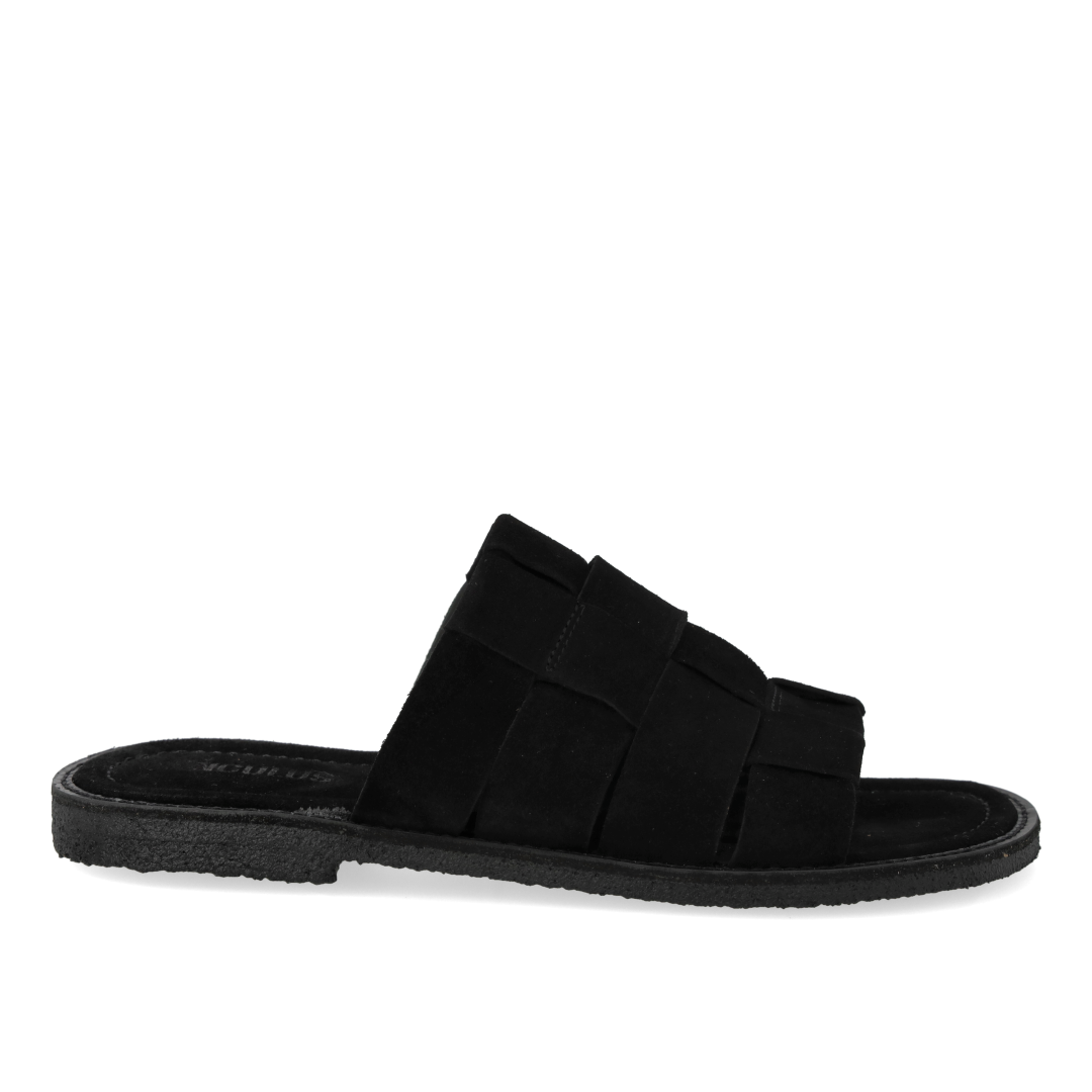Flettet slip-on sandal