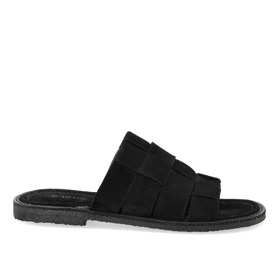 Flettet slip-on sandal