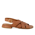 Sandal med fletdetalje