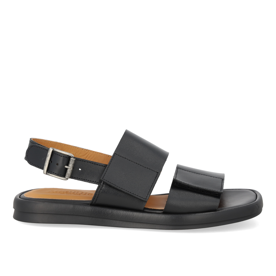 Sandal med justerbare velcroremme
