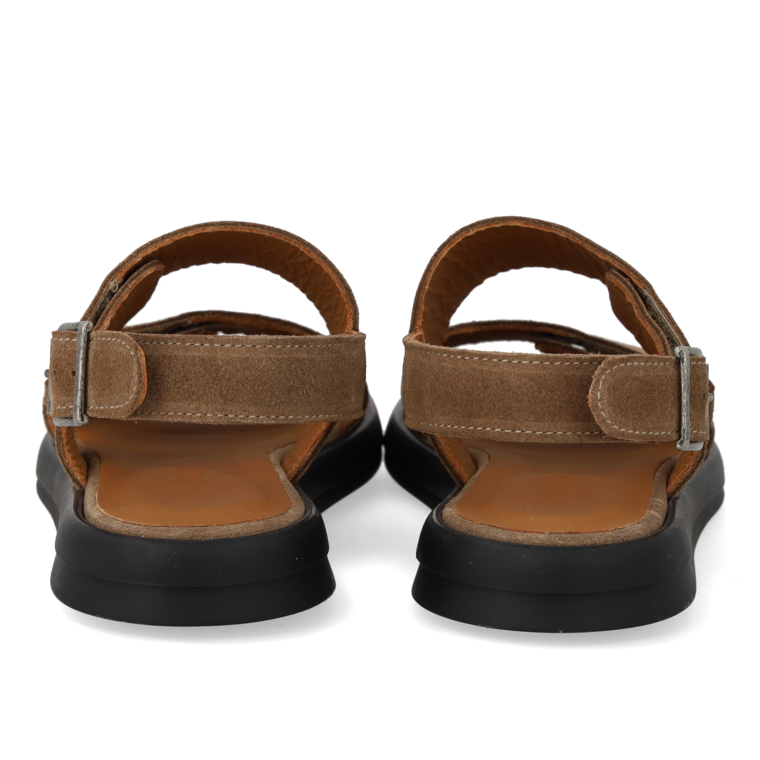 Sandal med justerbare velcroremme