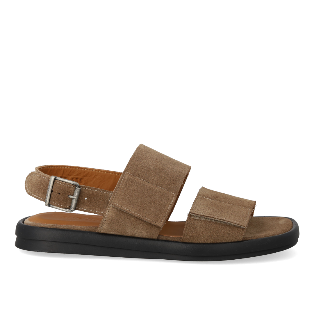 Sandal med justerbare velcroremme