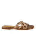 Slip-on sandal med fletdetalje