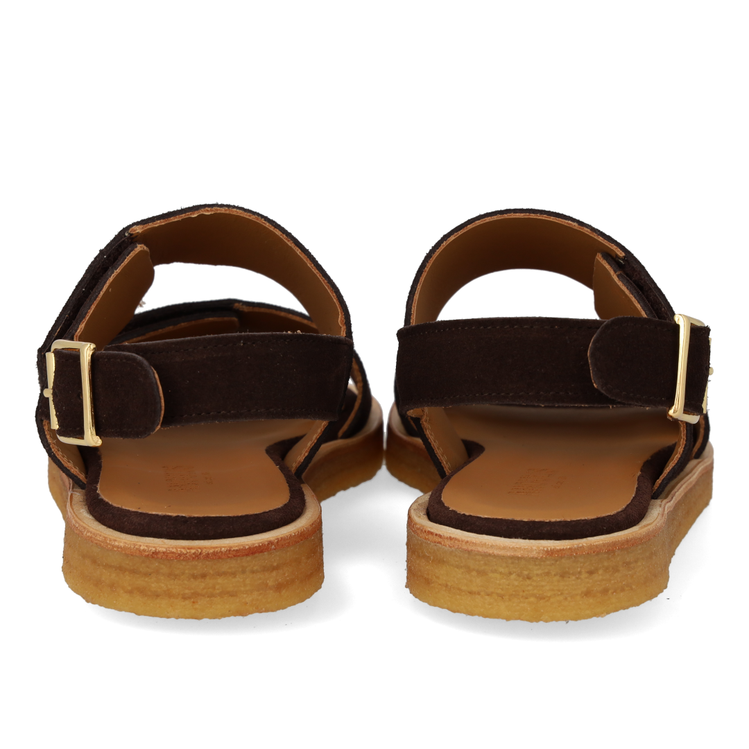 Sandal med justerbare velcroremme