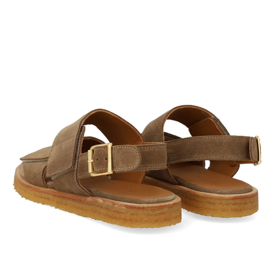 Sandal med justerbare velcroremme
