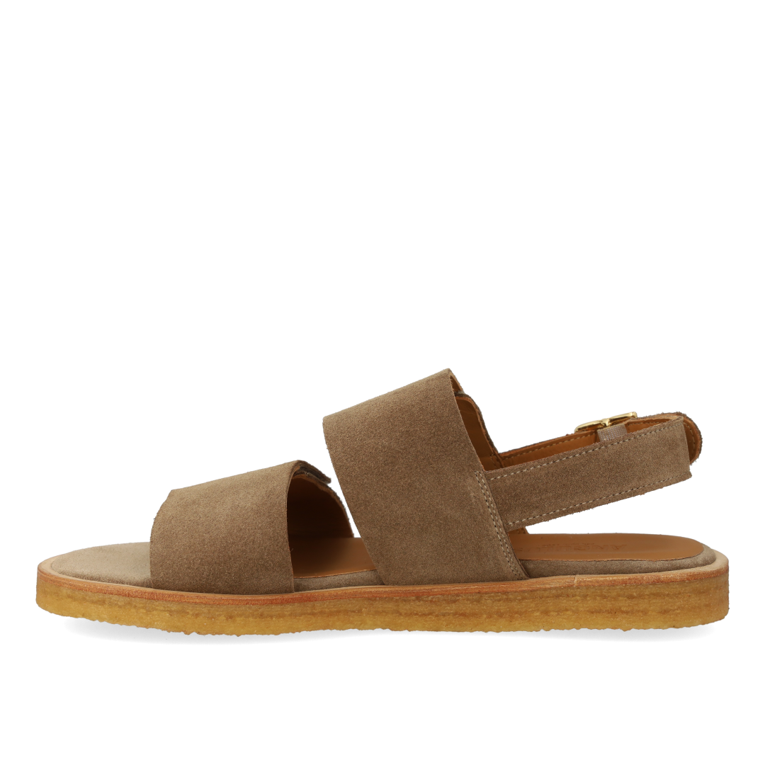 Sandal med justerbare velcroremme