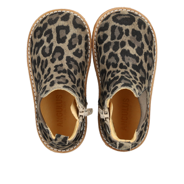 Klassisk chelseastøvle med elastik og lynlås