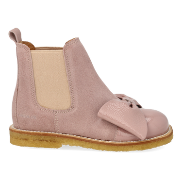 Chelsea støvle med laksnude- og sløjfe