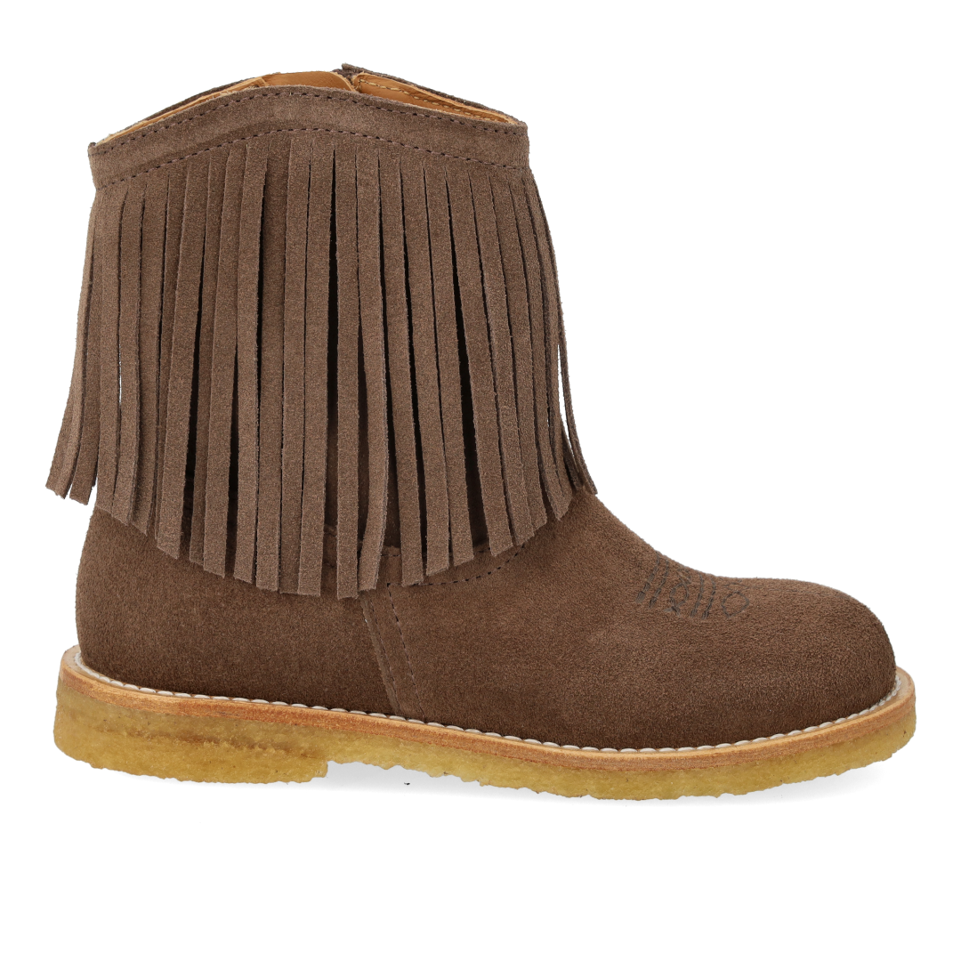 Cowboystøvle med frynser og broderi