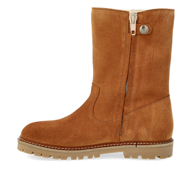 Klassisk mellemhøj TEX-støvle i ruskind