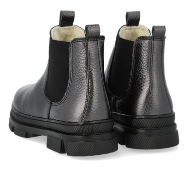 Chelsea støvle med elastik og uldfoer