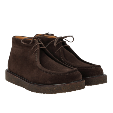 Snøresko med dekorativ rand