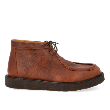 Snøresko med dekorativ rand