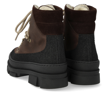 Snørestøvle med uldfoer