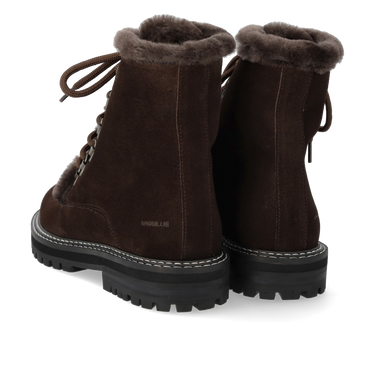 Chunky snørestøvle med blødt merino uldfoer