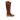 Langskaftet støvle med blokhæl