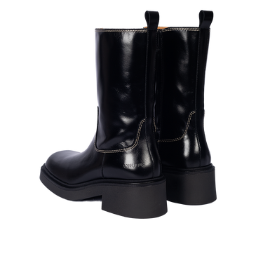 Chunky støvle med firkantet snude