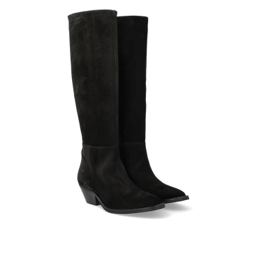 Langskaftet ruskindsstøvle