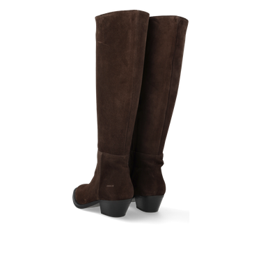 Langskaftet ruskindsstøvle