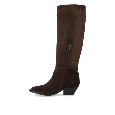 Langskaftet ruskindsstøvle