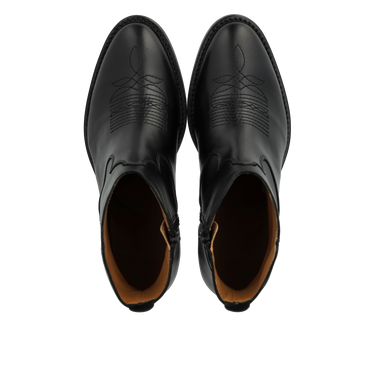 Cowboystøvle med stikningsdetaljer