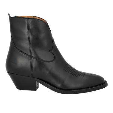 Cowboystøvle med stikningsdetaljer