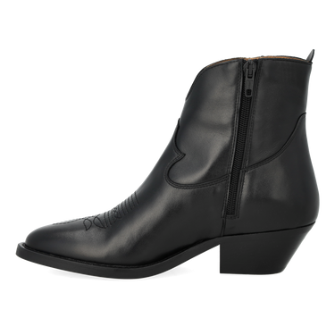 Cowboystøvle med stikningsdetaljer