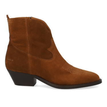 Cowboystøvle med dekorative stikninger