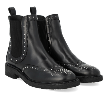 Chelsea støvle med dekorative sølvnitter