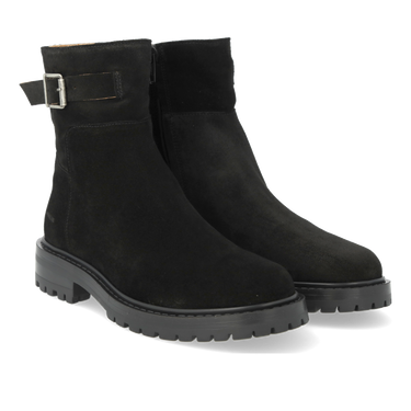 Støvle med dekorativ spændedetalje