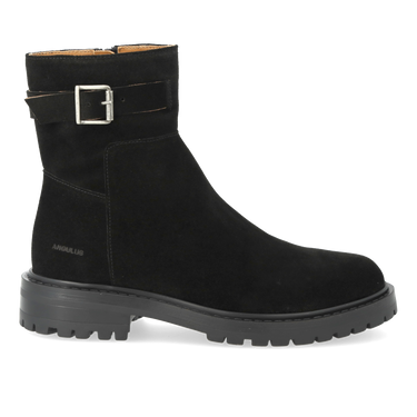 Støvle med dekorativ spændedetalje